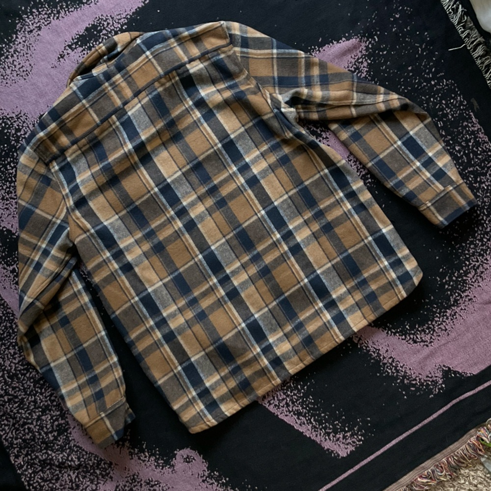 Plaid Button-Up Jacket - Picture 2 of 2